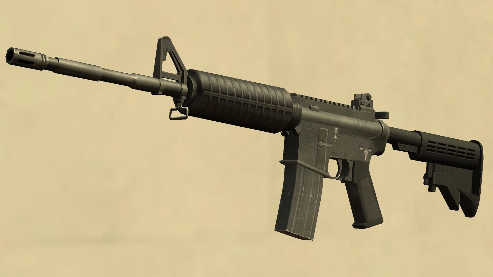 The Carbine Rifle as it appears in GTA IV.