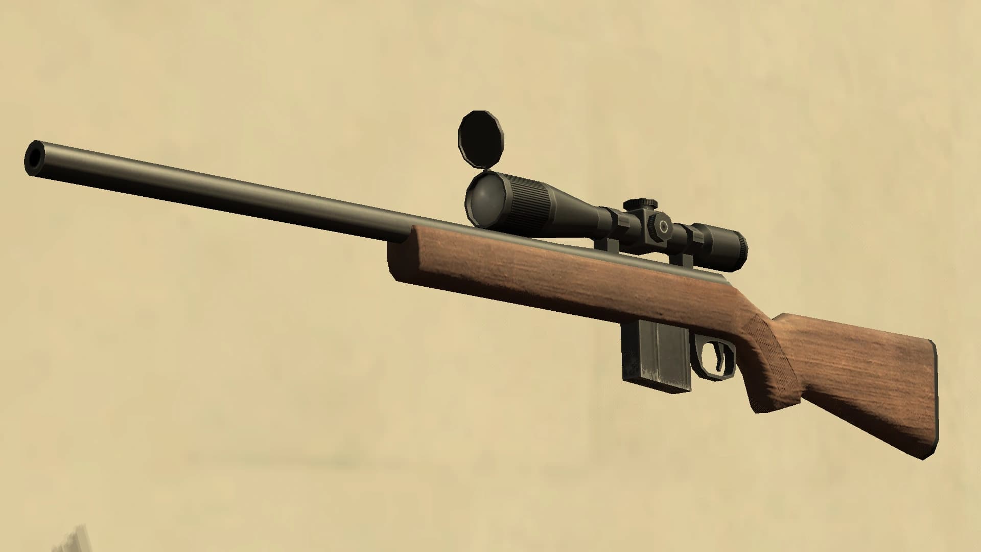 The Sniper Rifle as it appears in GTA IV.