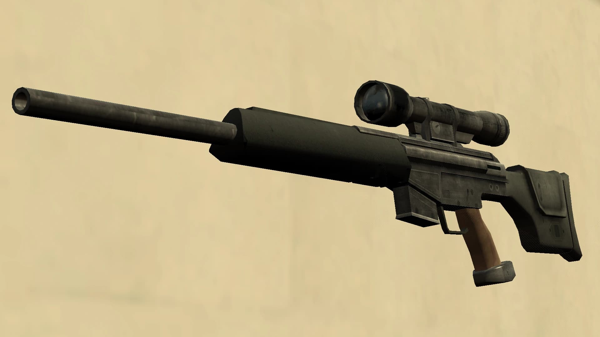 The Combat Sniper as it appears in GTA IV.