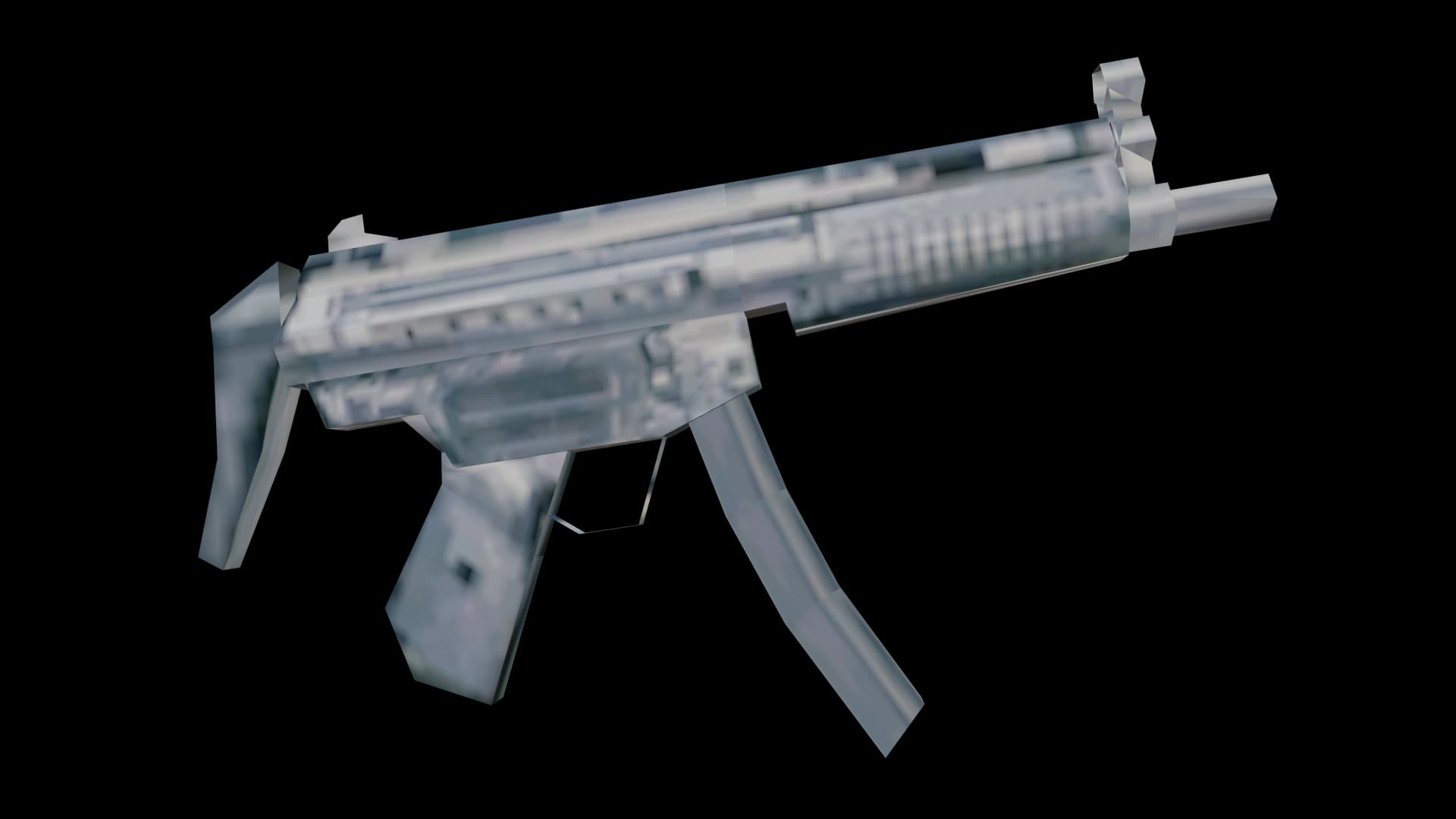 The SMG as it appears in GTA: San Andreas.