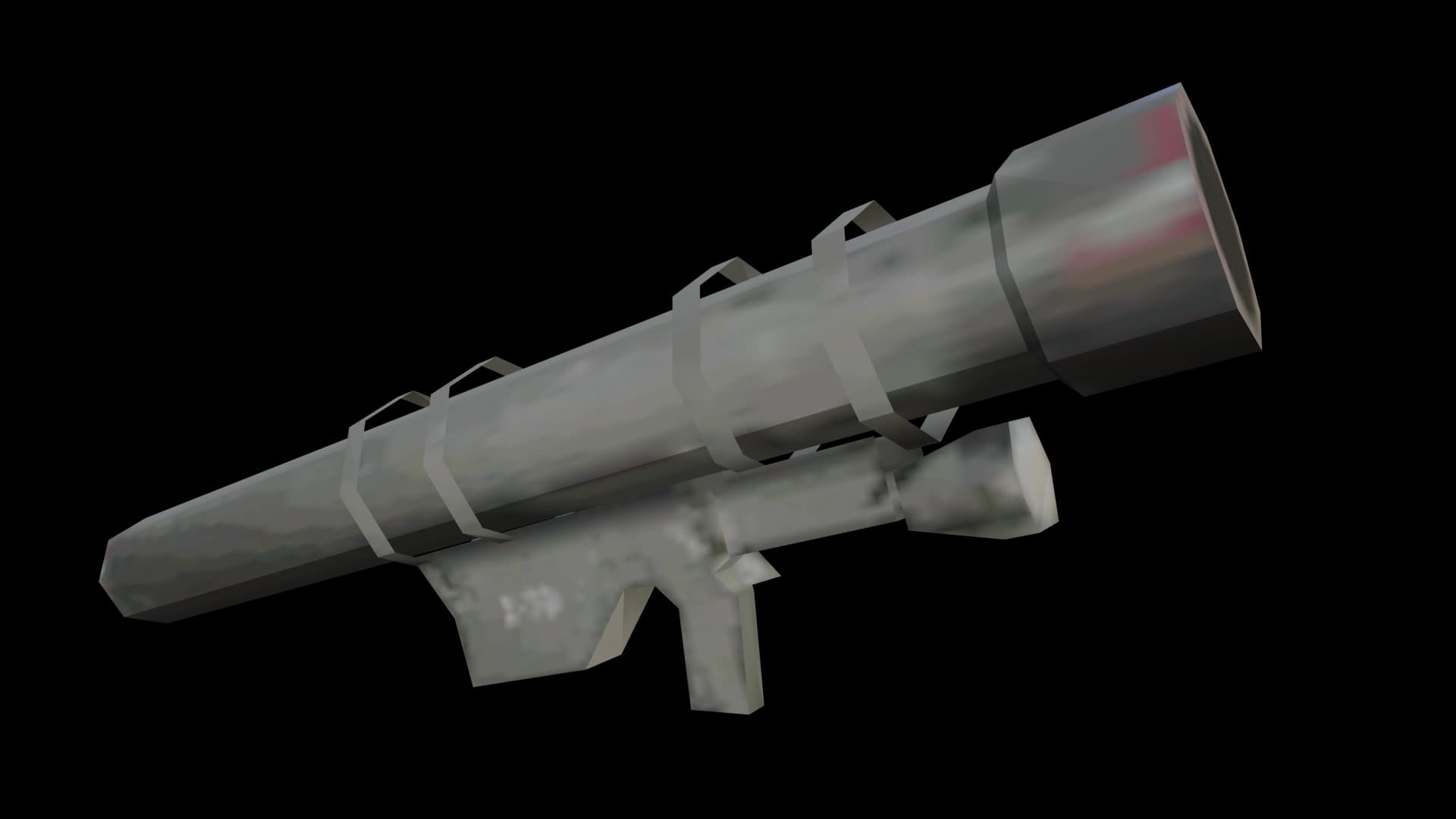 The Heat-Seeking Rocket Launcher as it appears in GTA: San Andreas.